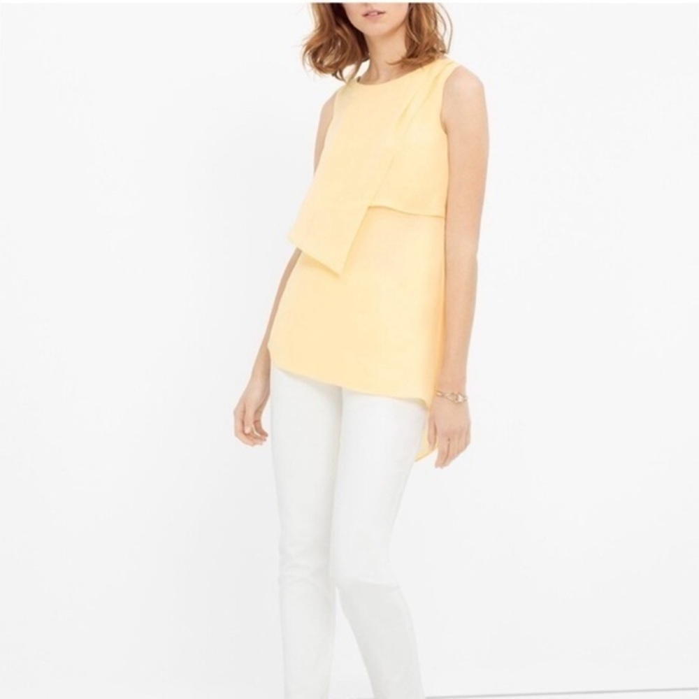 White House Black Market Asymmetrical Tunic